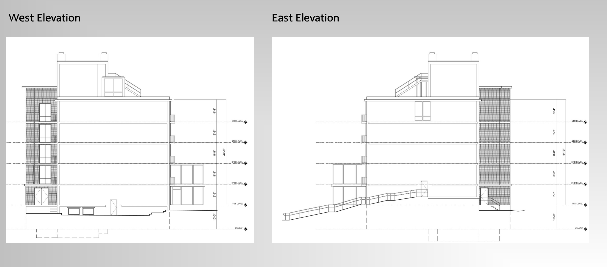 East/West Elevations